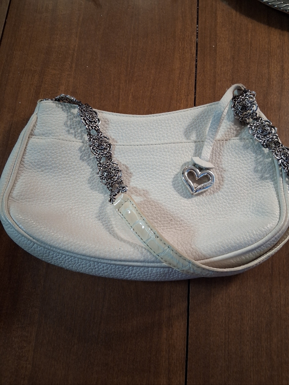 Brighton Rosalie Retired Beach Shoulder Bag with Floral Lining - Picture 6 of 6